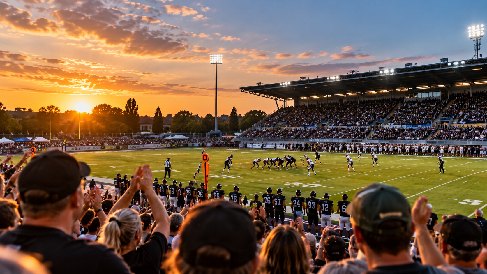 Unterwegs zum GFL-Spieltag